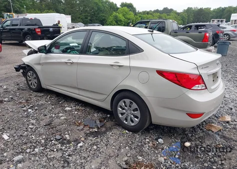 2016 Hyundai Accent Se z USA, uszkodzony, nr VIN KMHCT4AE9GU995267